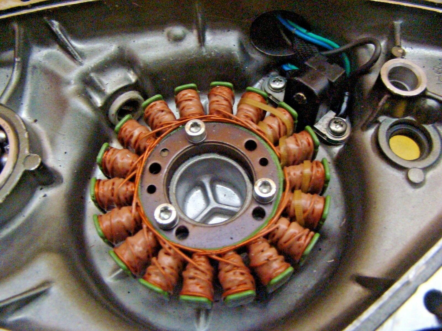 Kawasaki 1999-2005 Ultra 150 STX 1200 Generator Cover + Stator # 14031-3728