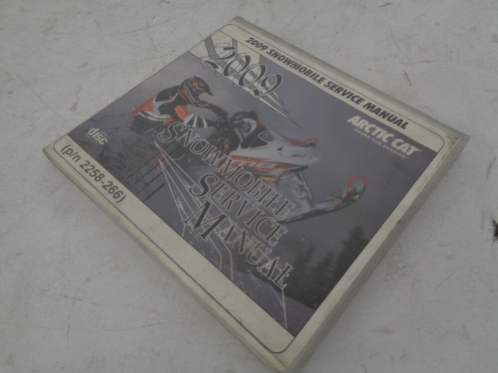 Arctic Cat 2009 Snowmobile Service Manual CD Disc Part# 2258-266