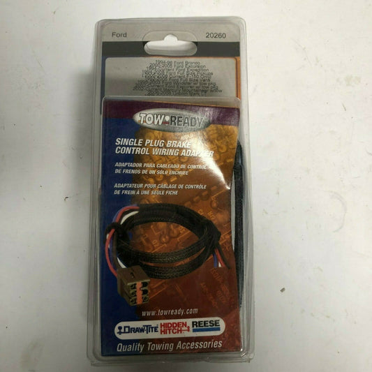 Tow Ready Ford Single Plug Brake Control Wiring Adapter Part# 20260