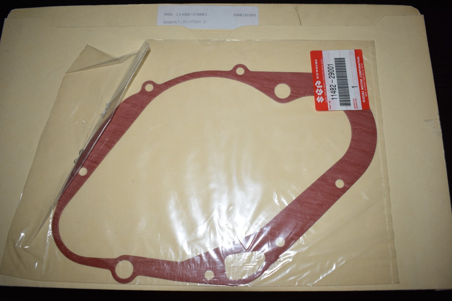 Suzuki TS 185 11482-29001 Clutch Cover Gasket