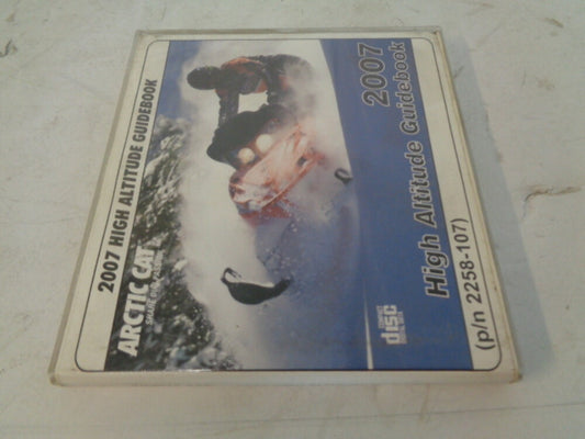 Arctic Cat 2007 Snowmobile High Altitude Guidebook CD / Disc # 2258-107