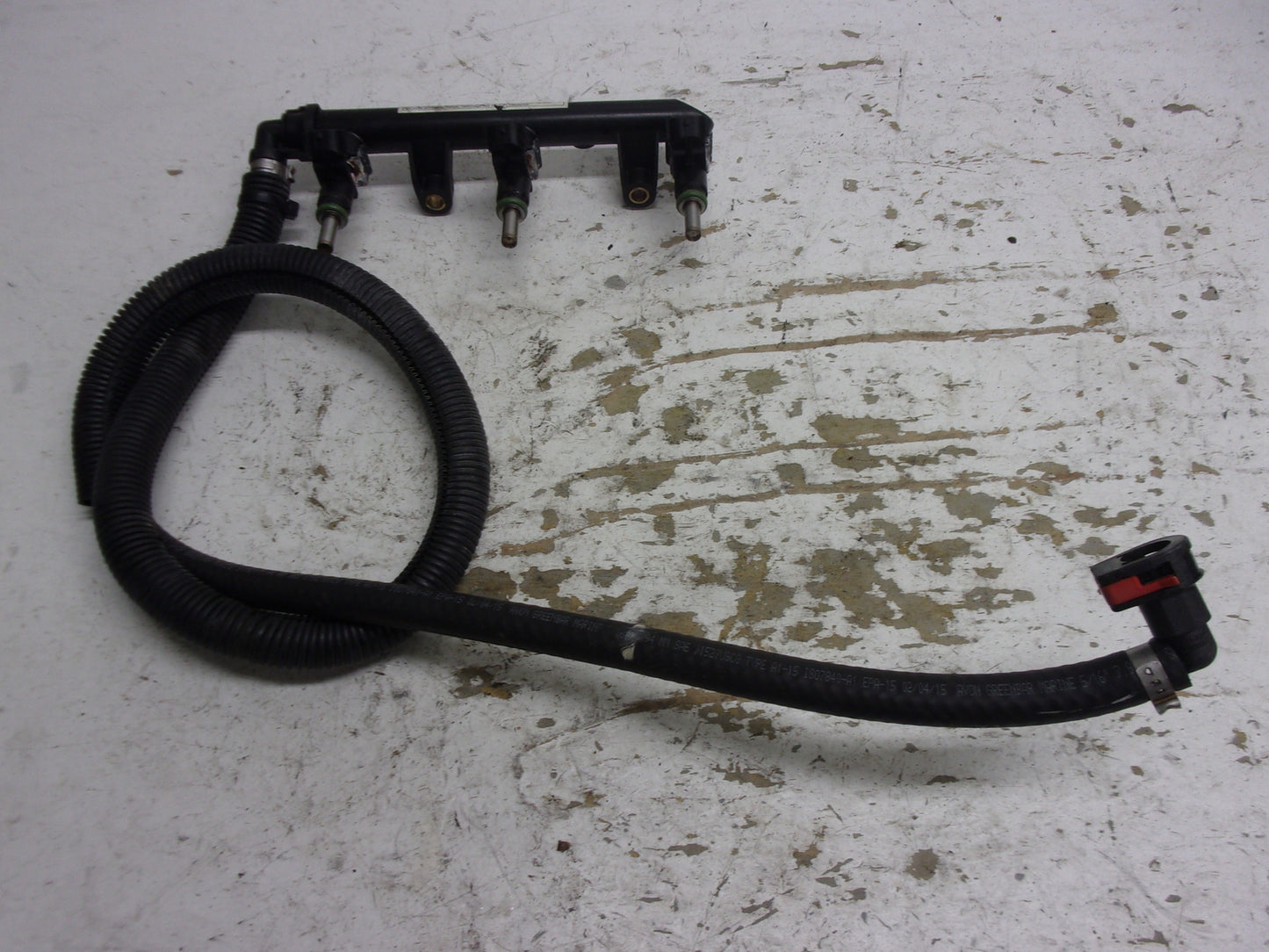 Sea Doo Bombardier 2019-2022 Spark OEM Fuel Rail + Fuel Injectors # 420874855