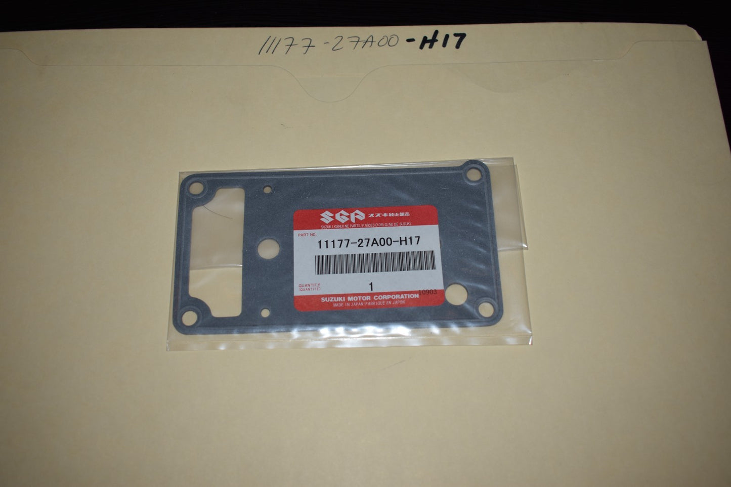 1986-92 Suzuki GSX750 OEM Breather Gasket 11177-27A00-H17