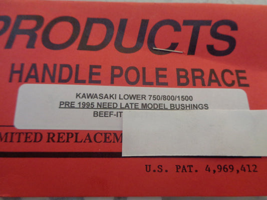 Kawasaki Jet Ski 750/800/1500 Brand NEW Beef It Lower Handlepole Brace Kit