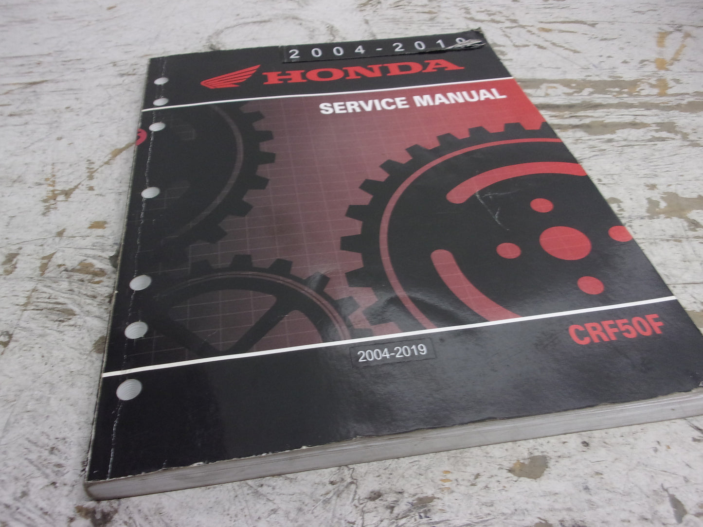 Honda Dirt Bike MX 2004-2019 CRF50R OEM Service Manual Part# 61GEL64