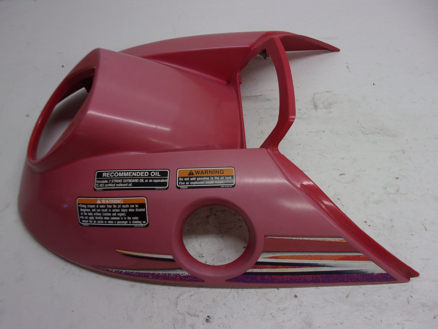 Yamaha PWC 1997 WaveVenture 1100 OEM Red Engine Hatch Cover # GH3-U516N-00-00