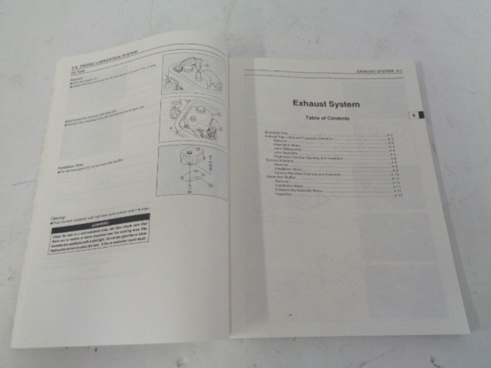 Kawasaki Jet Ski 1994 XIR OEM Service Manual Part# 99924-1180-01