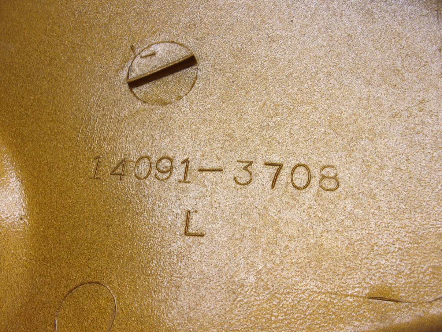 Kawasaki Jet Ski 2005 STX-12F OEM Gold Left Side Cover Part# 14091-3708-368
