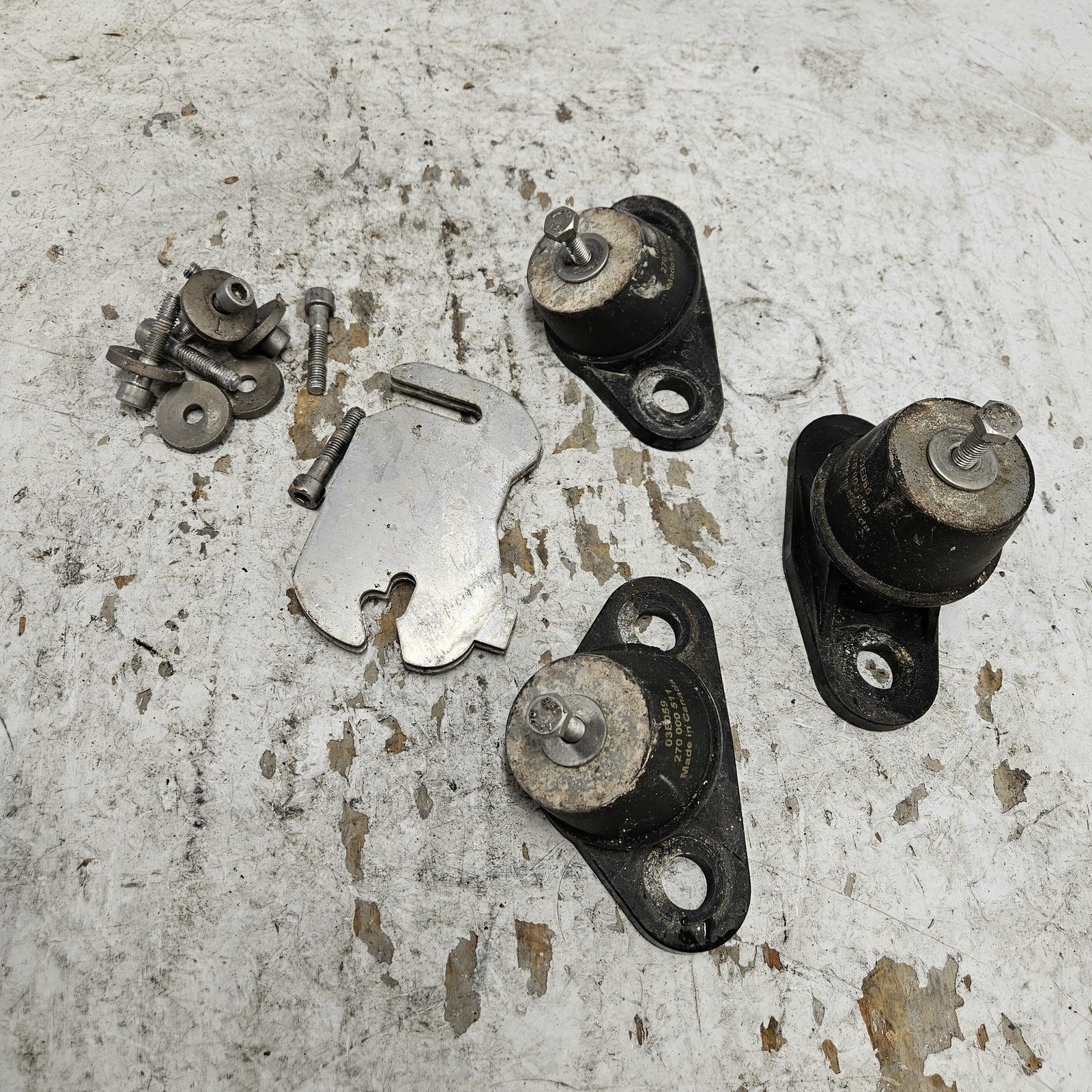 Sea Doo Bombardier 2002-2003 GTX Complete Engine Mount Set + Shims # 270000510