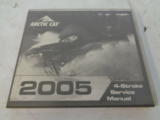 Arctic Cat 2005 4-Stroke Snowmobile Service Manual CD Disc Part# 2257-229