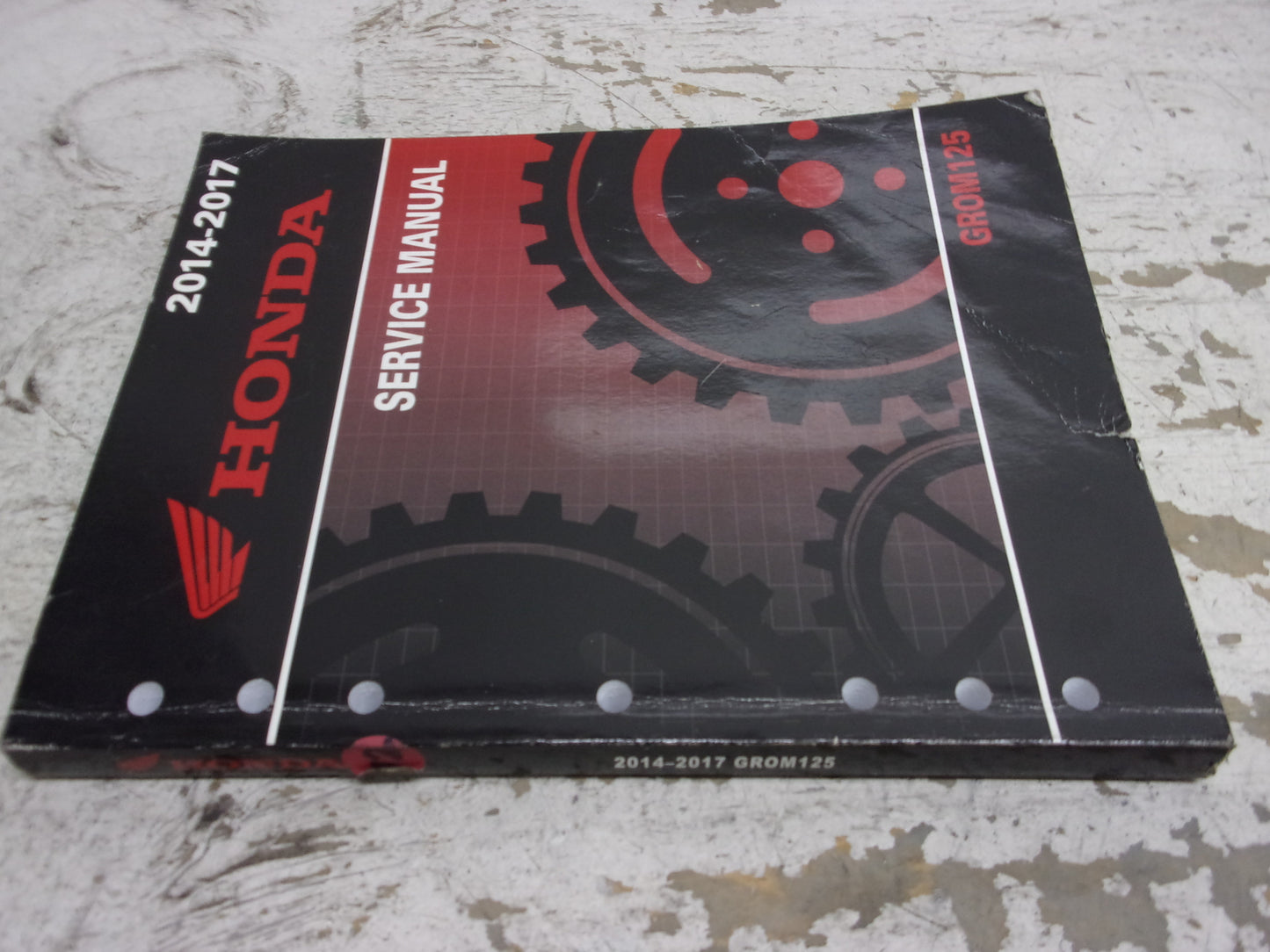 Honda Scooter 2014-2017 Grom 125 OEM Service Manual Part# 61K2602