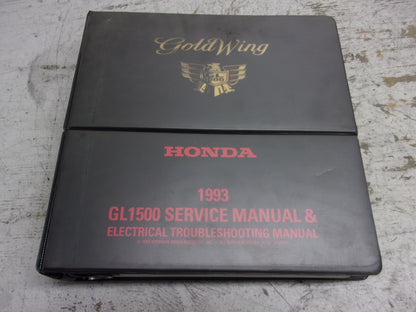 Honda 1993 GL1500 Service Manual & Electrical Troubleshooting Manual 61MZ300-AH