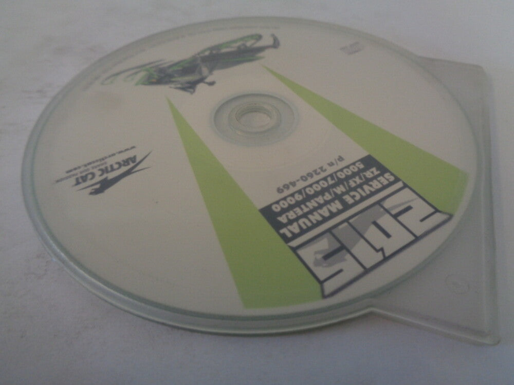 Arctic Cat Snowmobile 2015 ZR/XF/M/Pantera Service Manual CD Disc # 2260-469