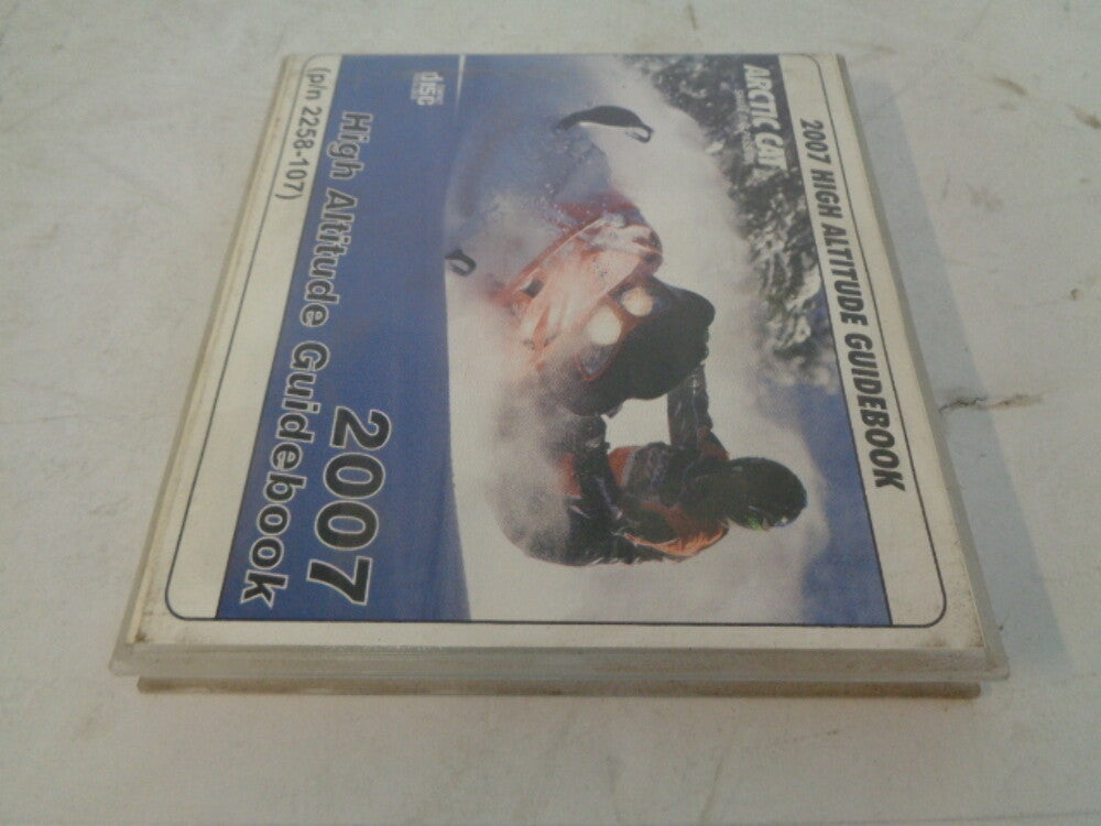 Arctic Cat 2007 Snowmobile High Altitude Guidebook CD / Disc # 2258-107