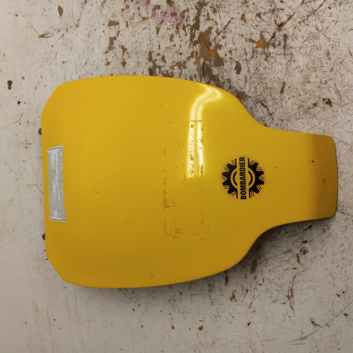 SeaDoo Bombardier 2002-2004 XP DI OEM Yellow Rear Access Cover Part# 269501153