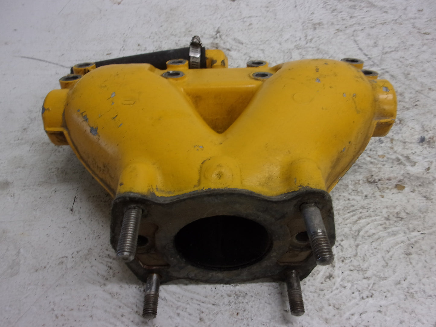 Sea Doo Bombardier 1989-1990 SP OEM Yellow Exhaust Manifold Assembly # 290978058