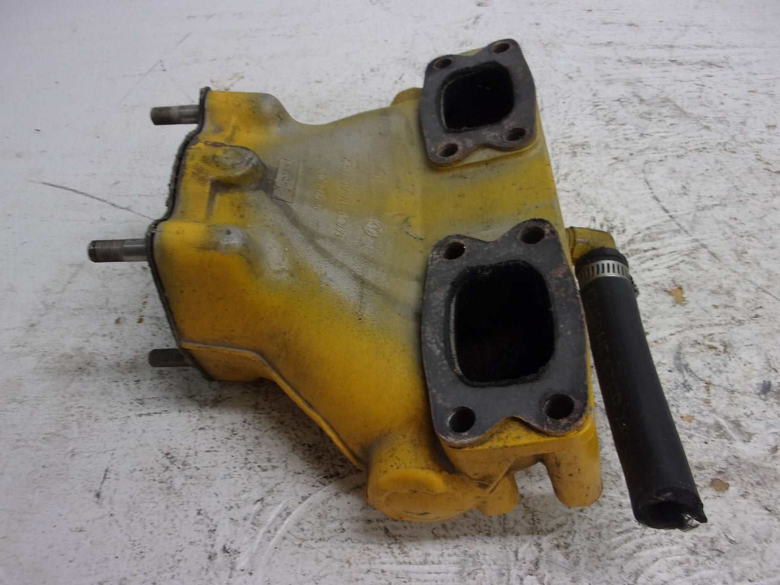 Sea Doo Bombardier 1989-1990 SP OEM Yellow Exhaust Manifold Assembly # 290978058