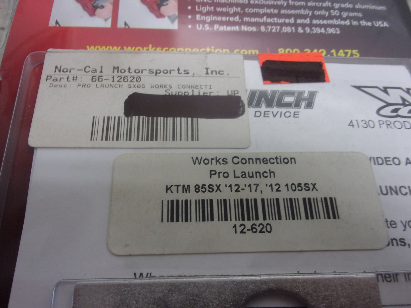 KTM Dirt Bike 2012-2017 105 SX SX 85 NEW Works Connections Pro Launch # 12-620