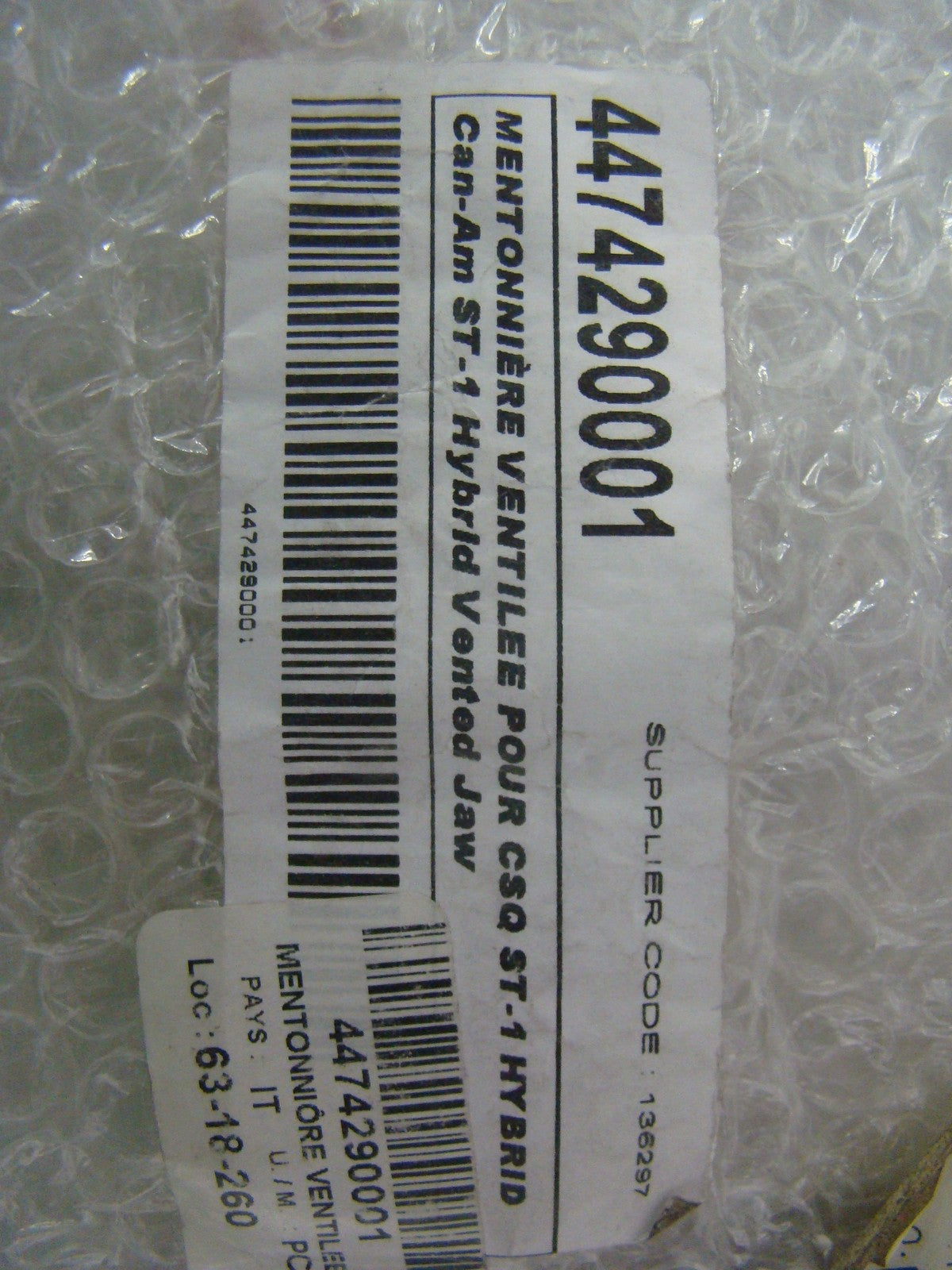Can-Am  Roadster Can-Am Spyder Can-Am St-1 Hybrid Vented Jaw O/S - 4474290001