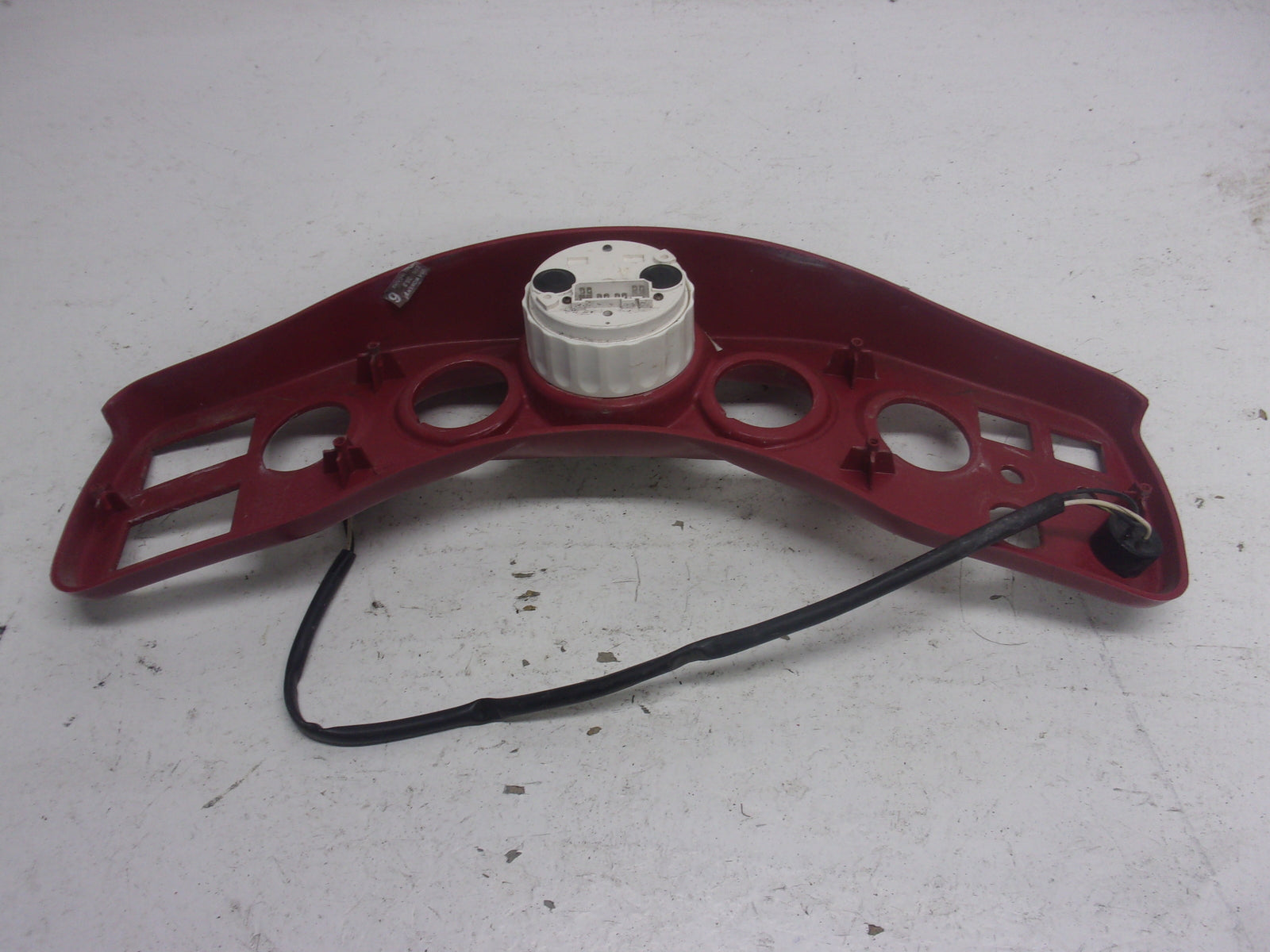 SeaDoo Jet Boat 1999 Challenger 1800 OEM Red Dash Panel & Speedometer 204470326