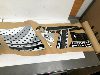 Polaris Snowmobile KC Asylum Silver Wrap Decal Kit NEW OEM Part# 2858034-581