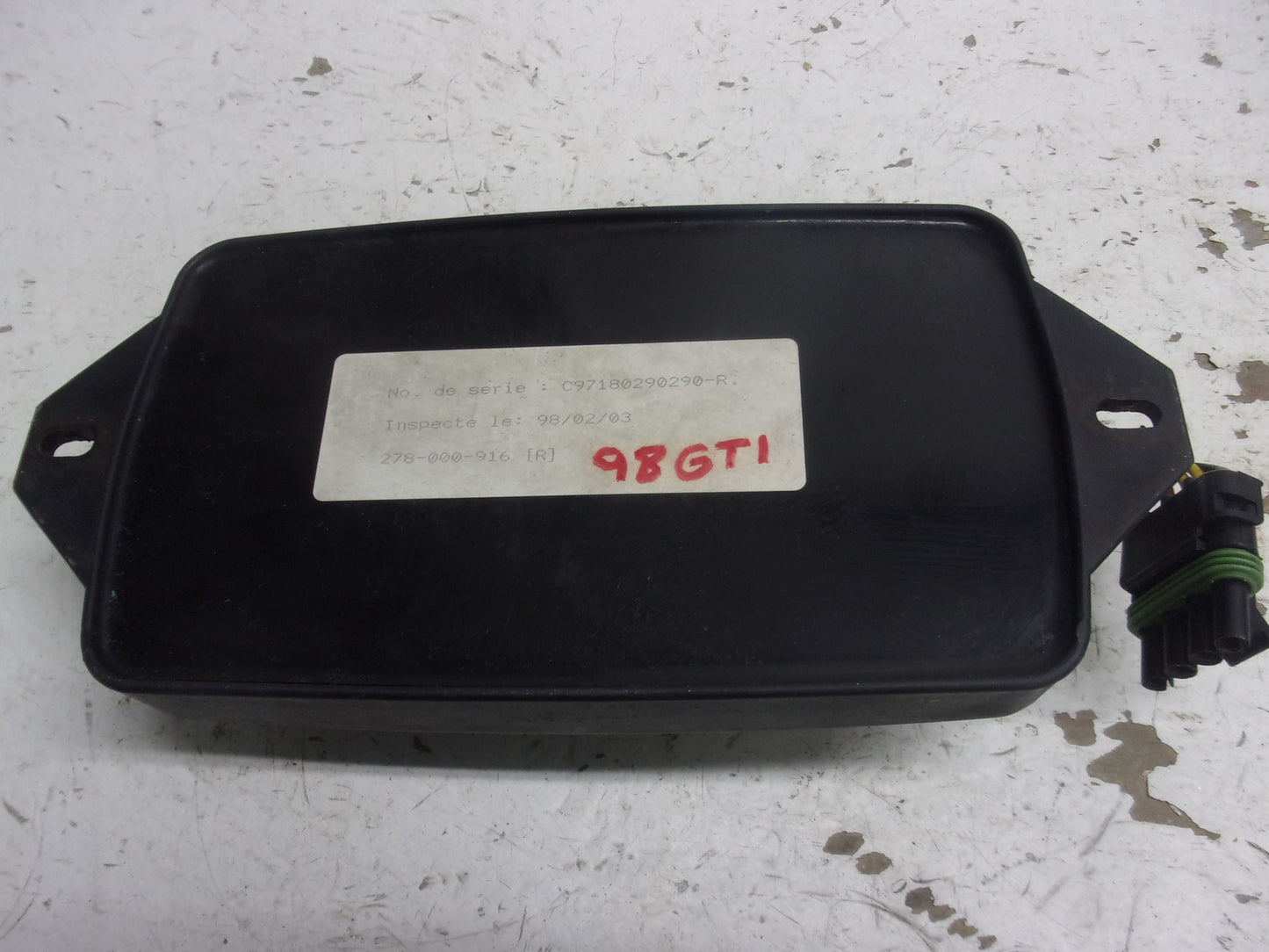 Sea Doo Bombardier 1997-1998 GS GTI OEM Electronic Control Module # 278000916