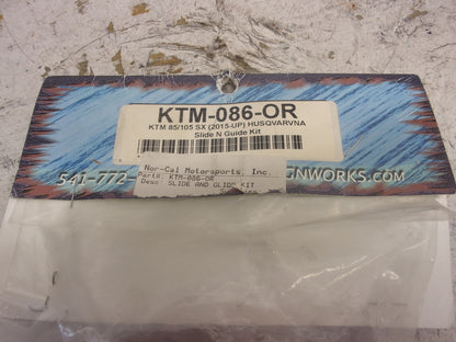 KTM Dirt Bike T.M. Designworks Chain Slide-N-Guide Mini Kit, Black # KTM-086-OR