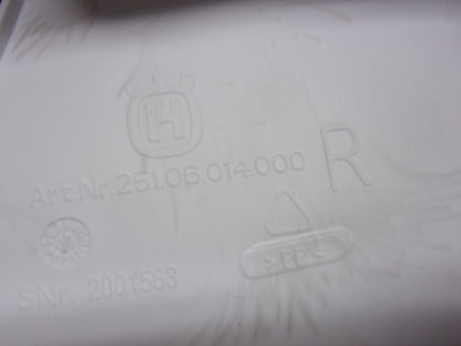 Husqvarna 2018-2019 FX FS FX TX TX OEM White RH Air Box Cover # 2510601400028