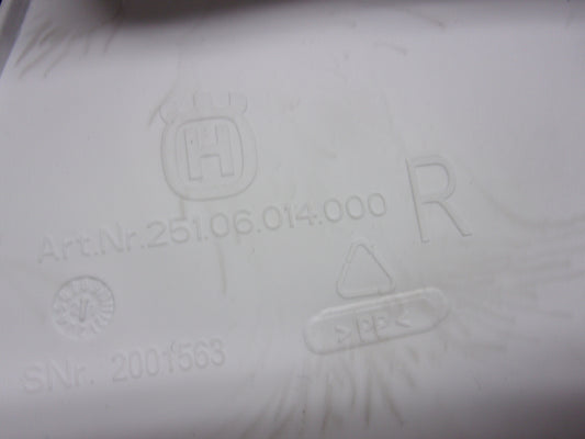 Husqvarna 2018-2019 FX FS FX TX TX OEM White RH Air Box Cover # 2510601400028