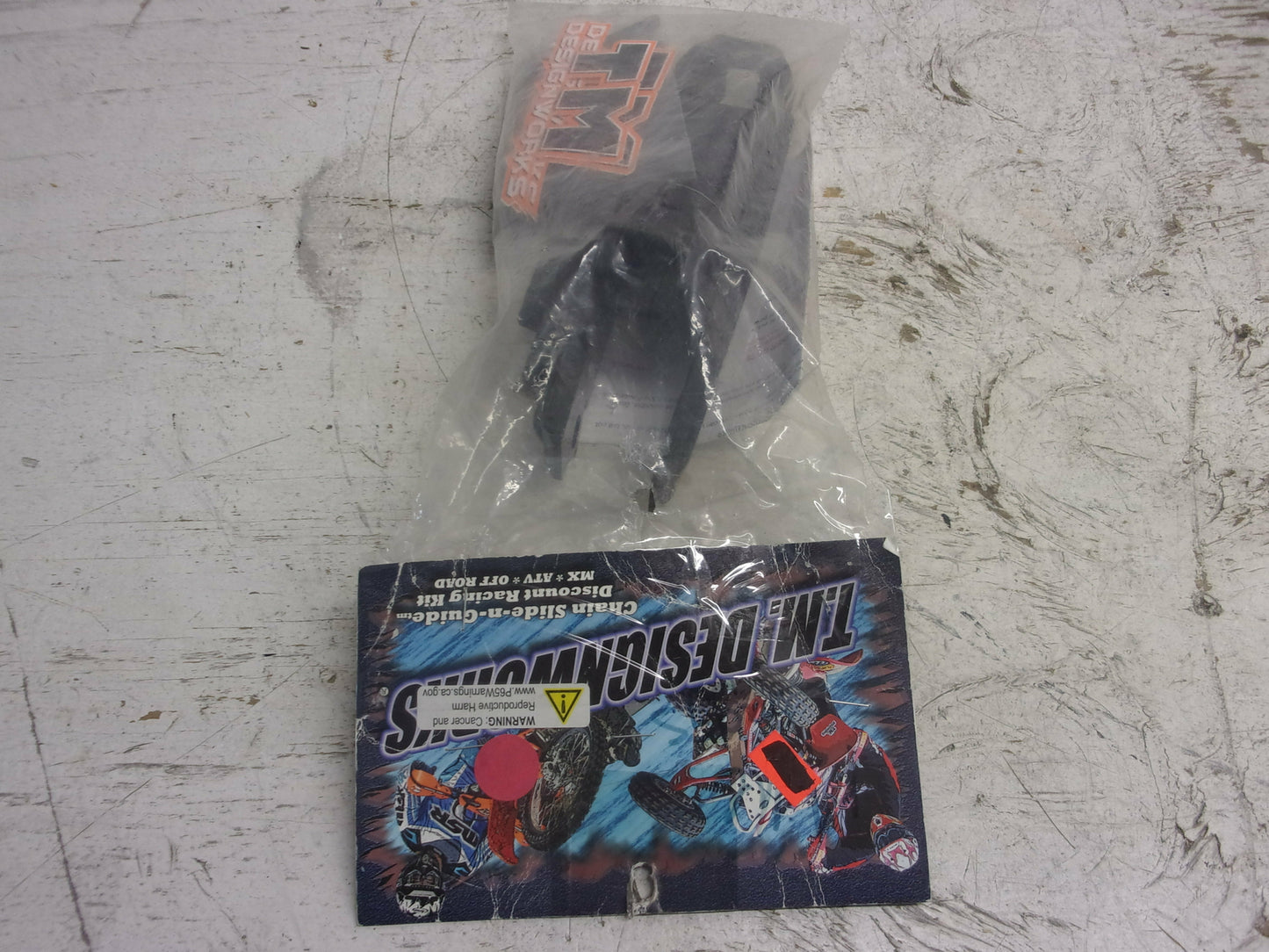 KTM Dirt Bike T.M. Designworks Chain Slide-N-Guide Mini Kit, Black # KTM-065-BK
