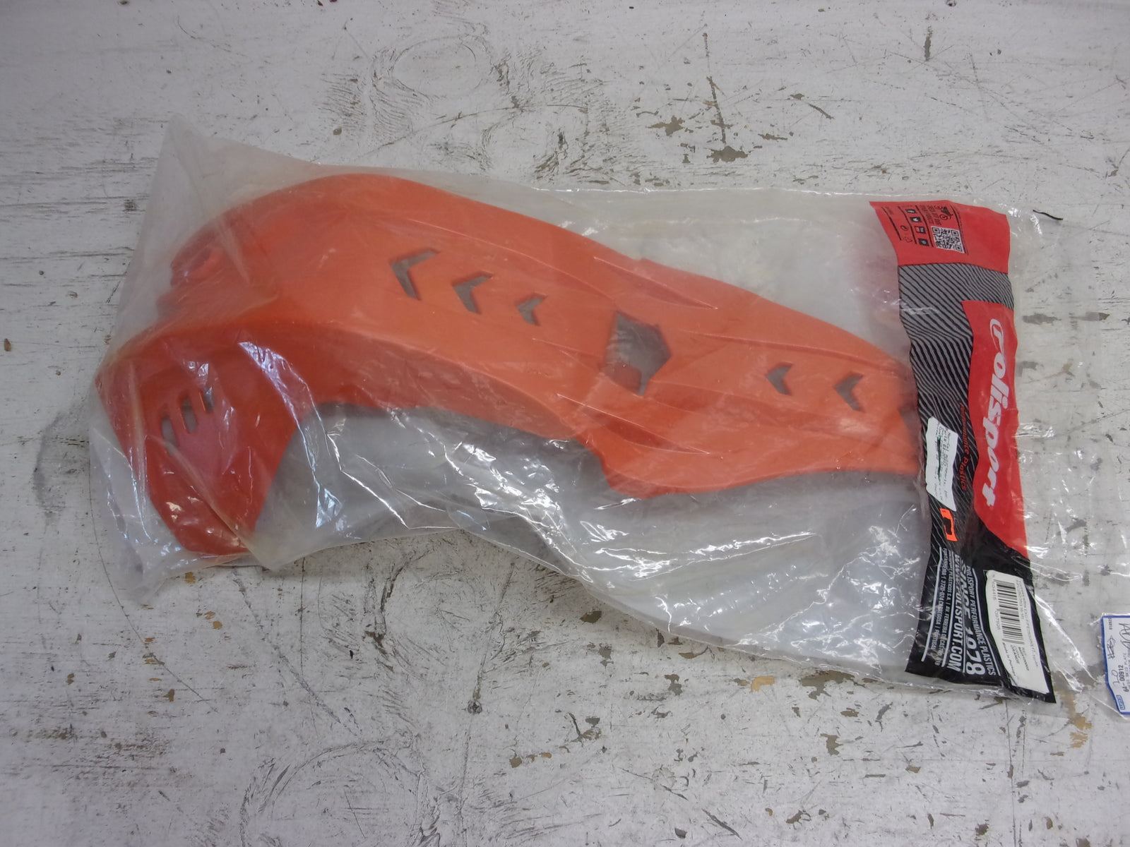 KTM Dirt Bike POLISPORT FORTRESS SKID PLATE W/LINK PROTECTOR ORANGE # 8469100002