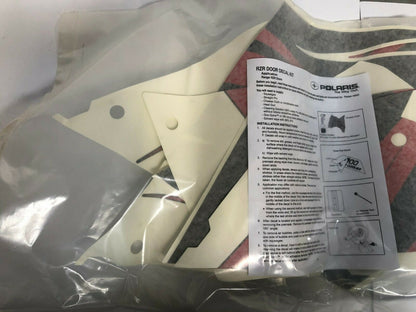 Polaris 2011-12 RZR XP 800 Tribal Door Graphics Decal Kit Part# 2879044 OEM NEW