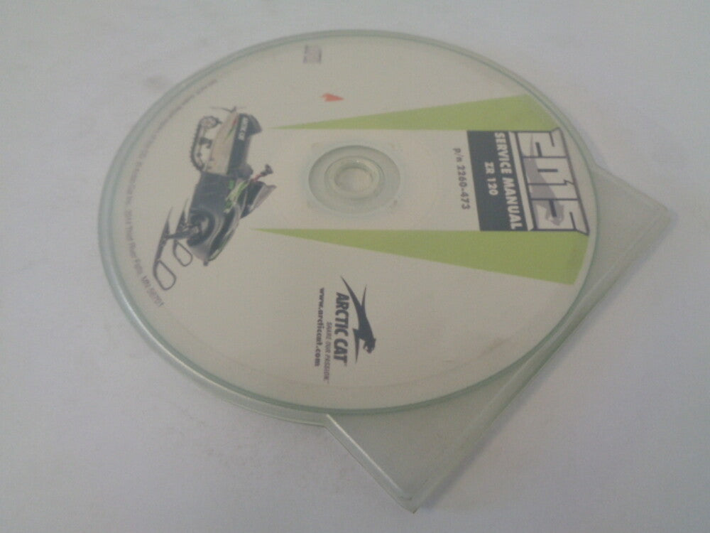 Arctic Cat Snowmobile 2015 ZR 120 Service Manual CD Disc Part# 2260-473