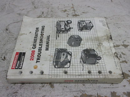 Honda Generator 2008 OEM Generator Troubleshooting Manual Part# TO103