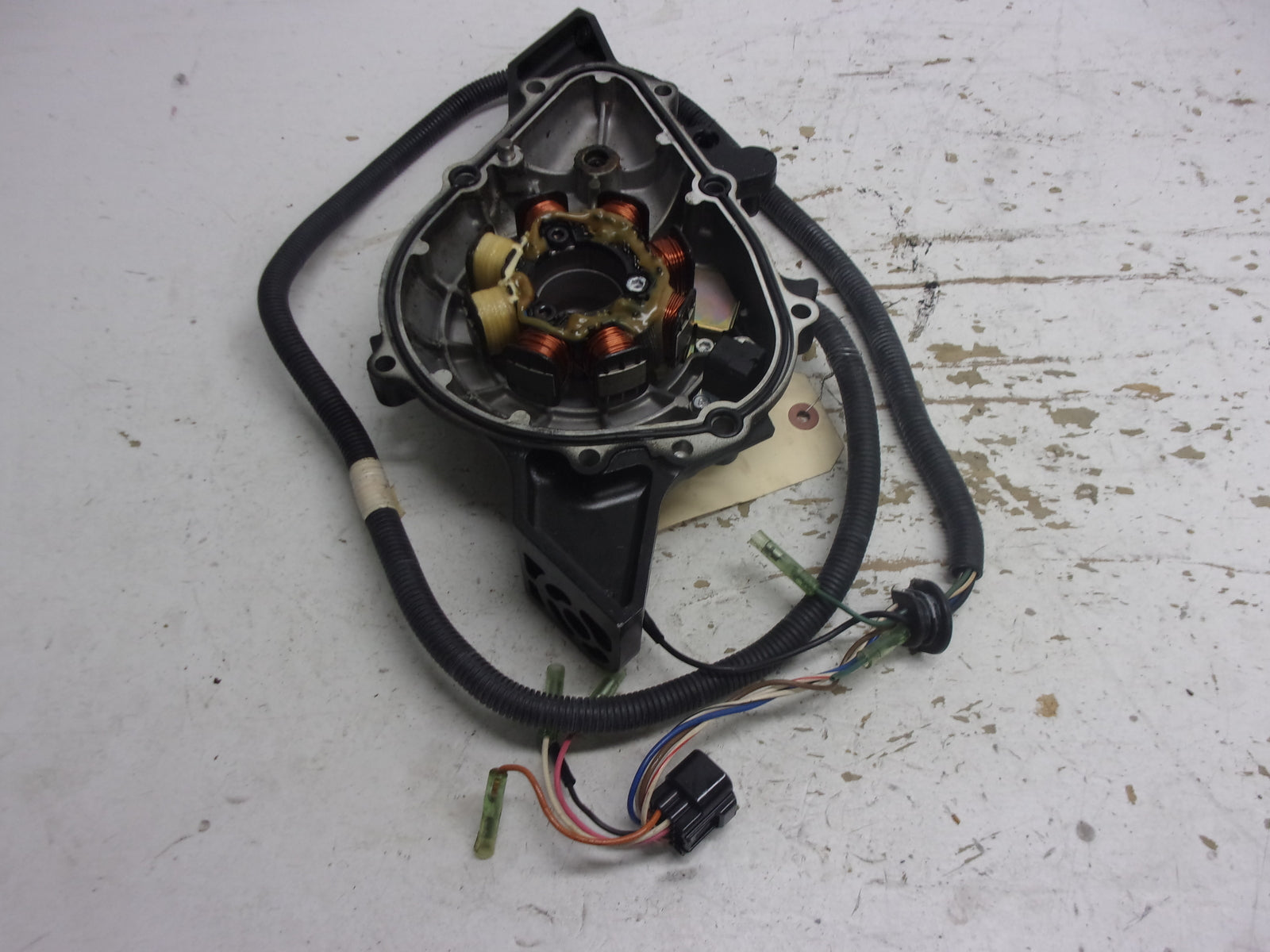 Yamaha 1999-2000 GP XL 800 Oil Pump Stator + Flywheel Cover # 66E-81337-10-8P