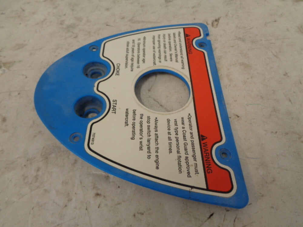 Polaris PWC Watercraft 1997 SL 700 Blue Access Pod Panel Part# 5432538-217