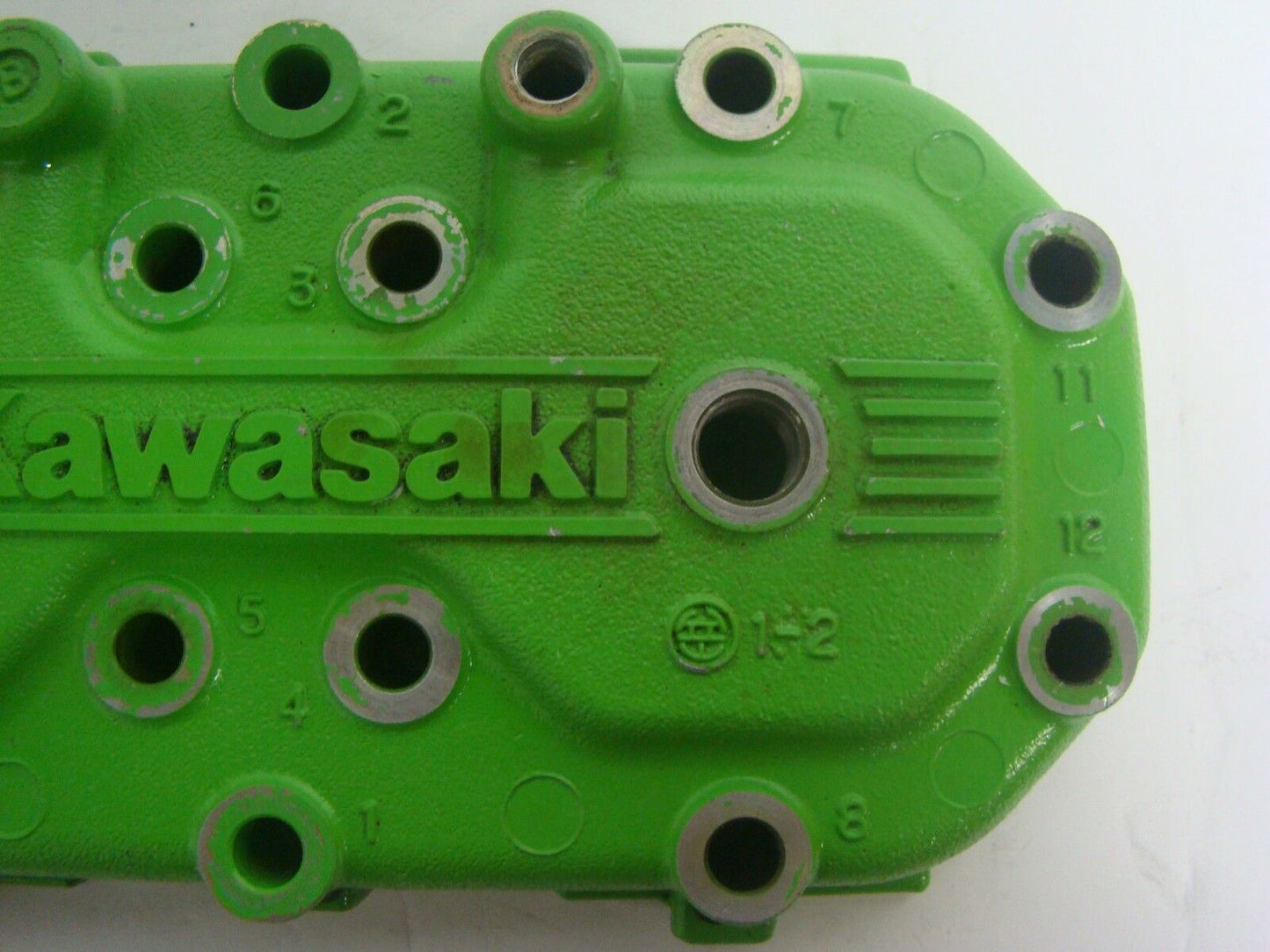 Kawasaki Jet Ski 1993-1995 XIR Super Sport XI Green  Head Cover # 11001-3718