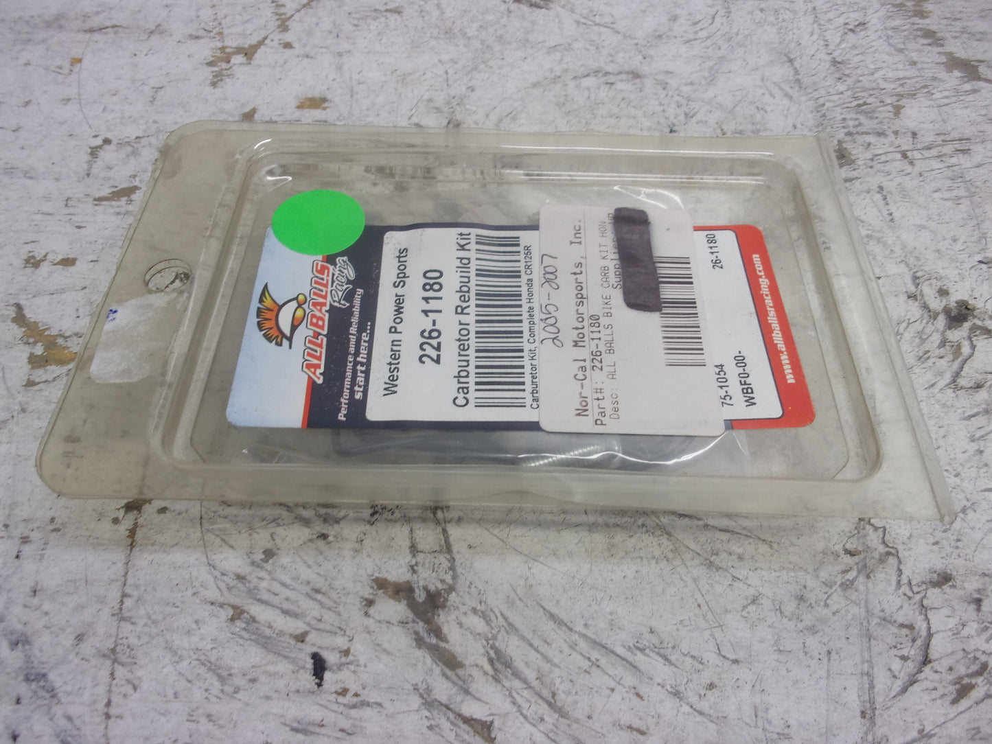 Honda 2005-2007 CR125R New All Balls Racing Carburetor Rebuild Kit # 26-1180
