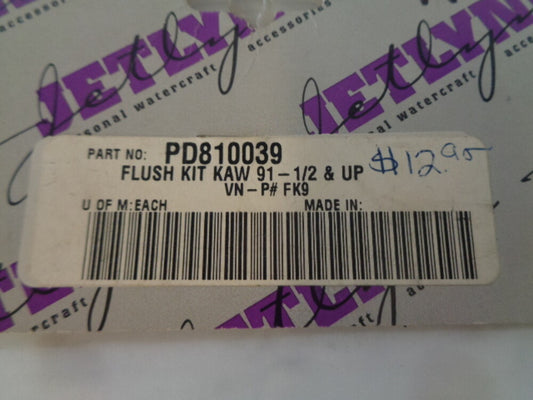 Kawasaki Jet Ski 91- 1/2 + up Jetlyne Aftermarket Flush Kit Assembly # PD810039