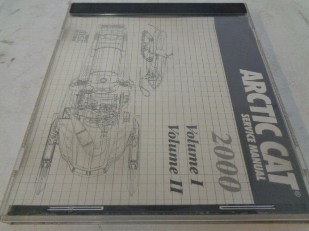 Arctic Cat 2000 Snowmobile Service Manual CD Disc Part# 2270-041