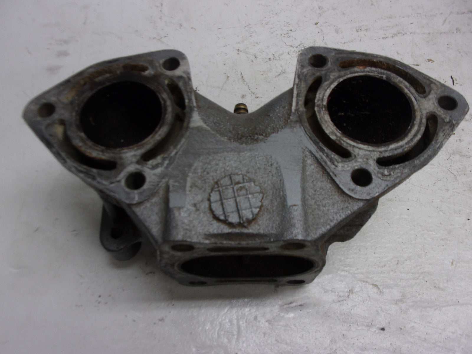 Kawasaki Jet Ski 1996-1998 STS STX 759 OEM Silver Exhaust Manifold # 59081-3718