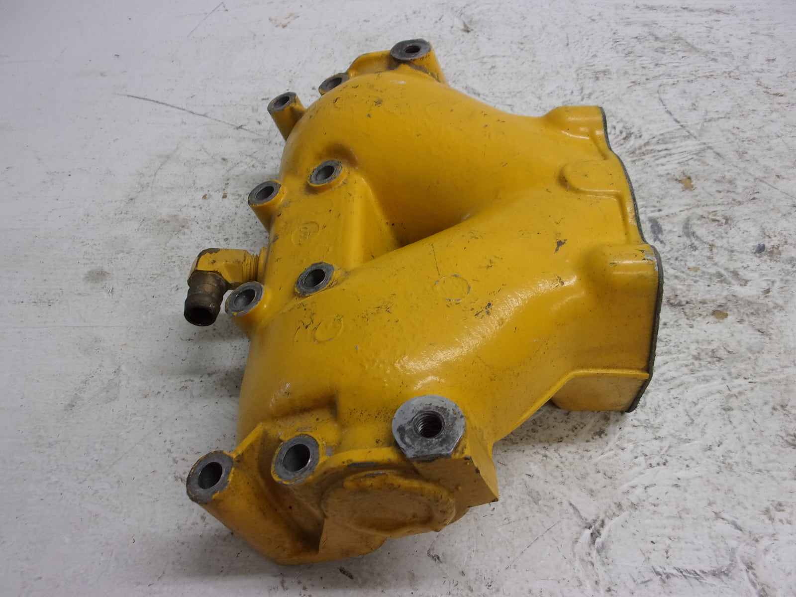 Sea Doo Bombardier 1991 XP GT SP OEM Yellow Exhaust Manifold Assembly 290978619