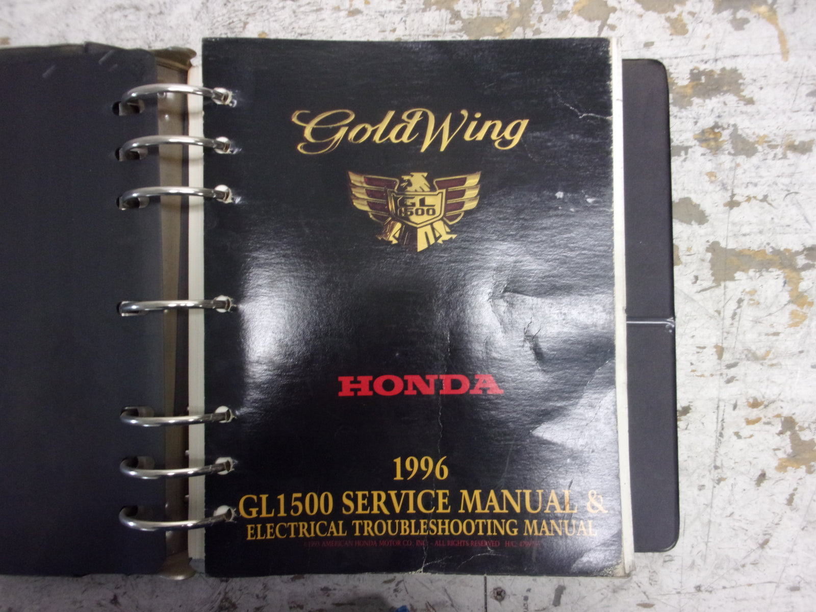 Honda 1996 GL1500 Service Manual & Electrical Troubleshooting Manual 61MAM01-AH