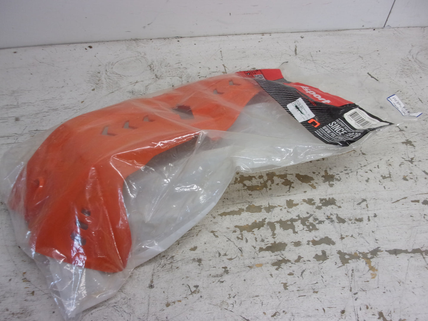 KTM Dirt Bike POLISPORT FORTRESS SKID PLATE W/LINK PROTECTOR ORANGE # 8469100002
