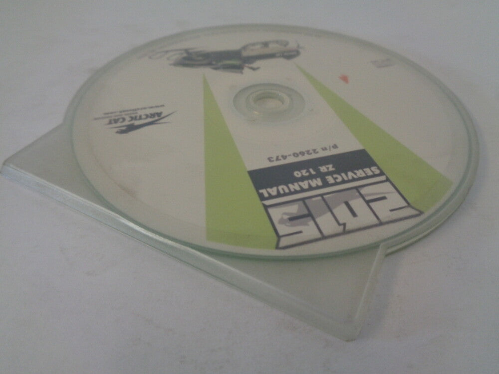Arctic Cat Snowmobile 2015 ZR 120 Service Manual CD Disc Part# 2260-473