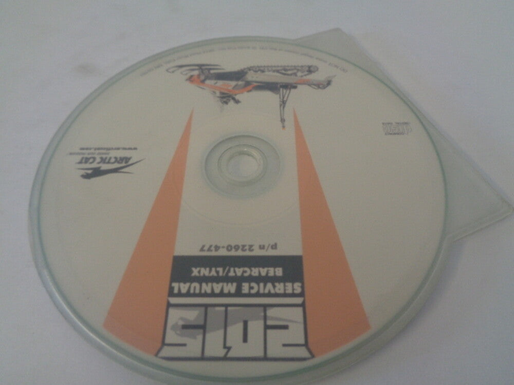 Arctic Cat Snowmobile 2015 Bearcat / Lynx Service Manual CD Disc Part# 2260-477