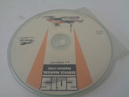 Arctic Cat Snowmobile 2015 Bearcat / Lynx Service Manual CD Disc Part# 2260-477