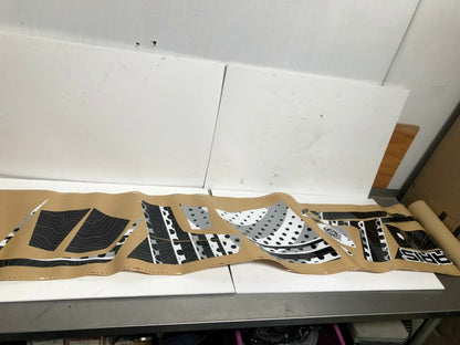 Polaris Snowmobile KC Asylum Silver Wrap Decal Kit NEW OEM Part# 2858034-581