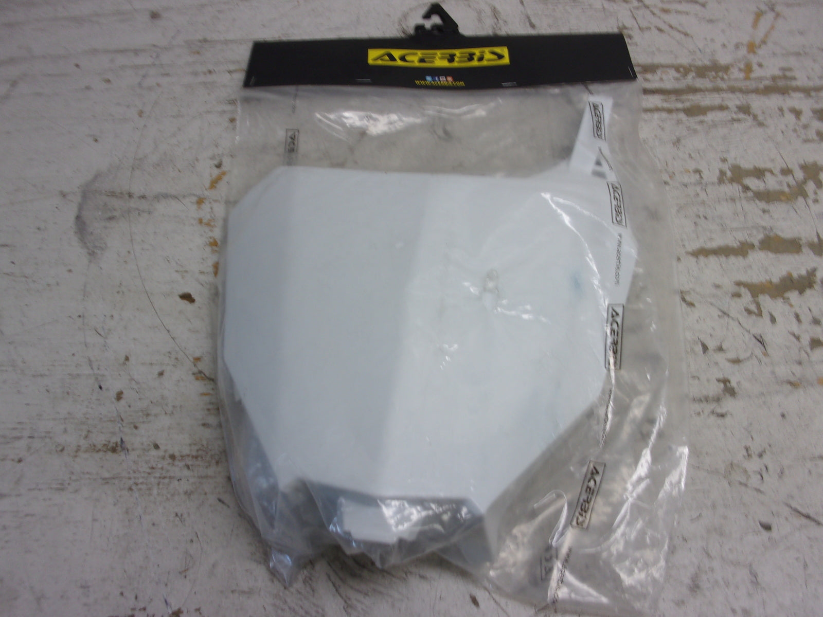 Honda 2017 CRF450R NEW Acerbis Front Number Plate Assembly Part# 26306-80002