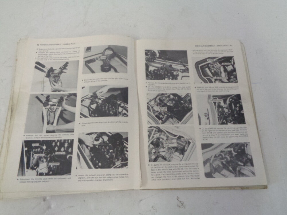 Kawasaki Jet Ski 1977-1981 JS440 OEM Service Manual Assembly # 99963-0001-05
